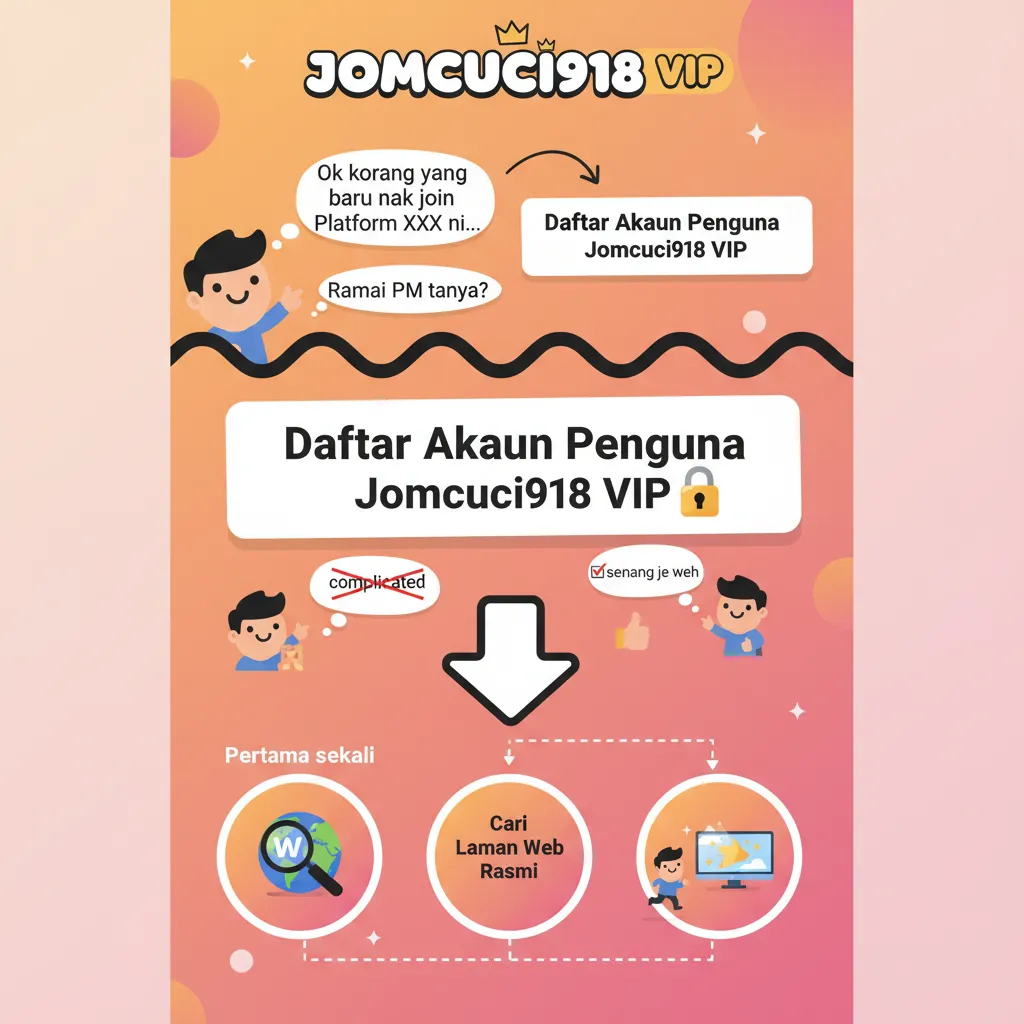 Daftar Akaun Pengguna Jomcuci918 VIP