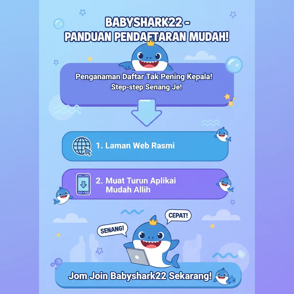 Panduan Pendaftaran Pengguna Babyshark22