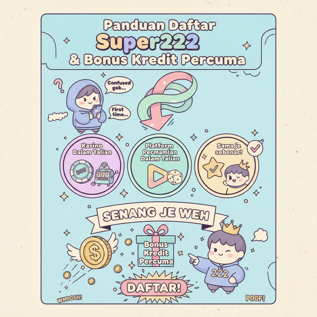 Panduan Daftar Super222 & Bonus Kredit Percuma