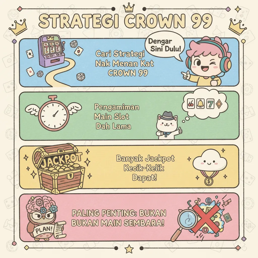 Strategi Menang Crown 99: Tips Permainan Slot & Jackpot