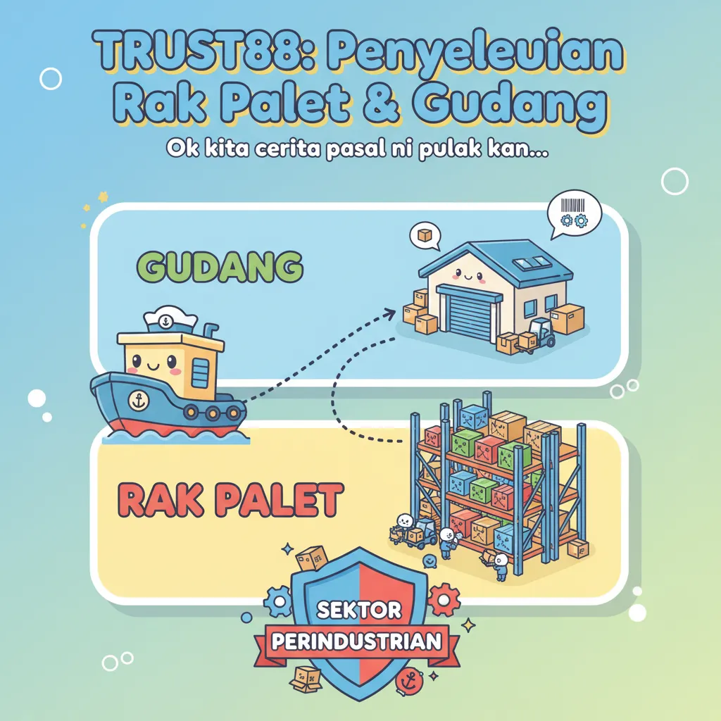 Trust88: Penyelesaian Rak Palet & Gudang