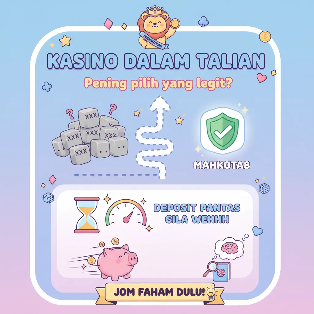 Mahkota8: Kasino Dalam Talian & Deposit Pantas