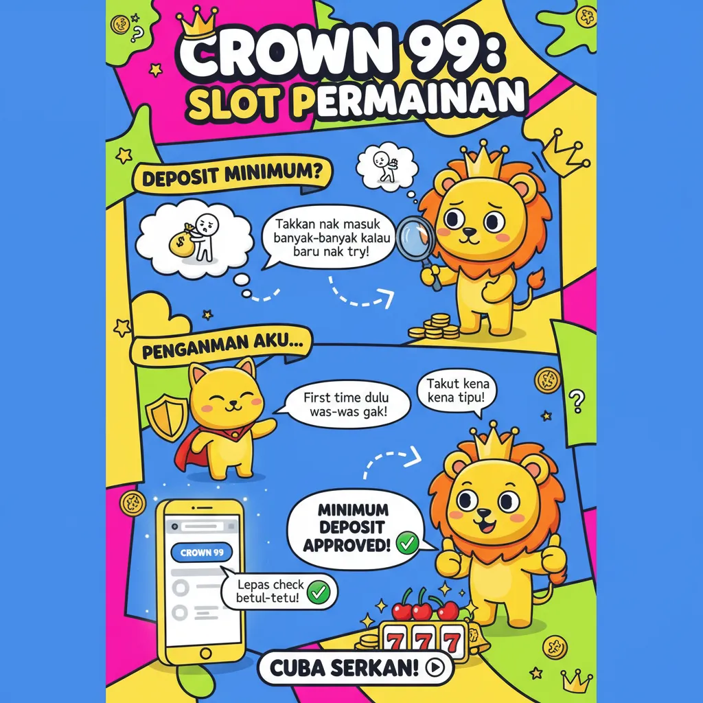 Crown 99: Panduan Deposit Minimum & Kasino Dalam Talian