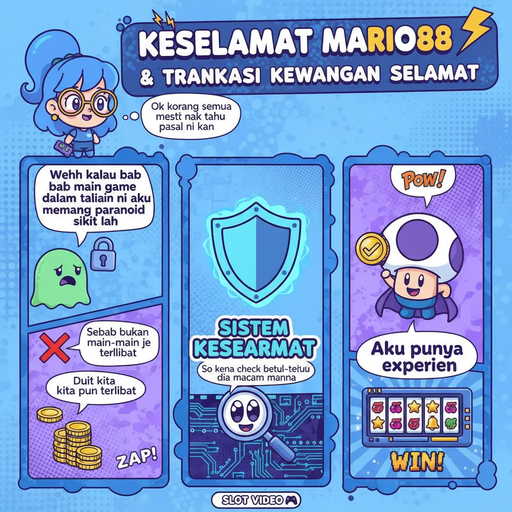 Keselamatan Mario88 & Transaksi Kewangan Selamat